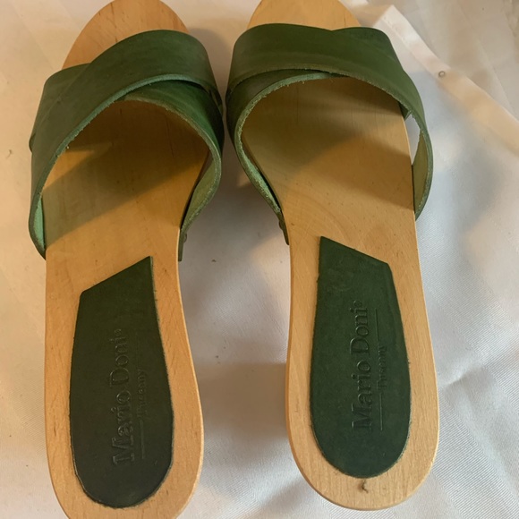 Italian leather clogs - Picture 2 of 5